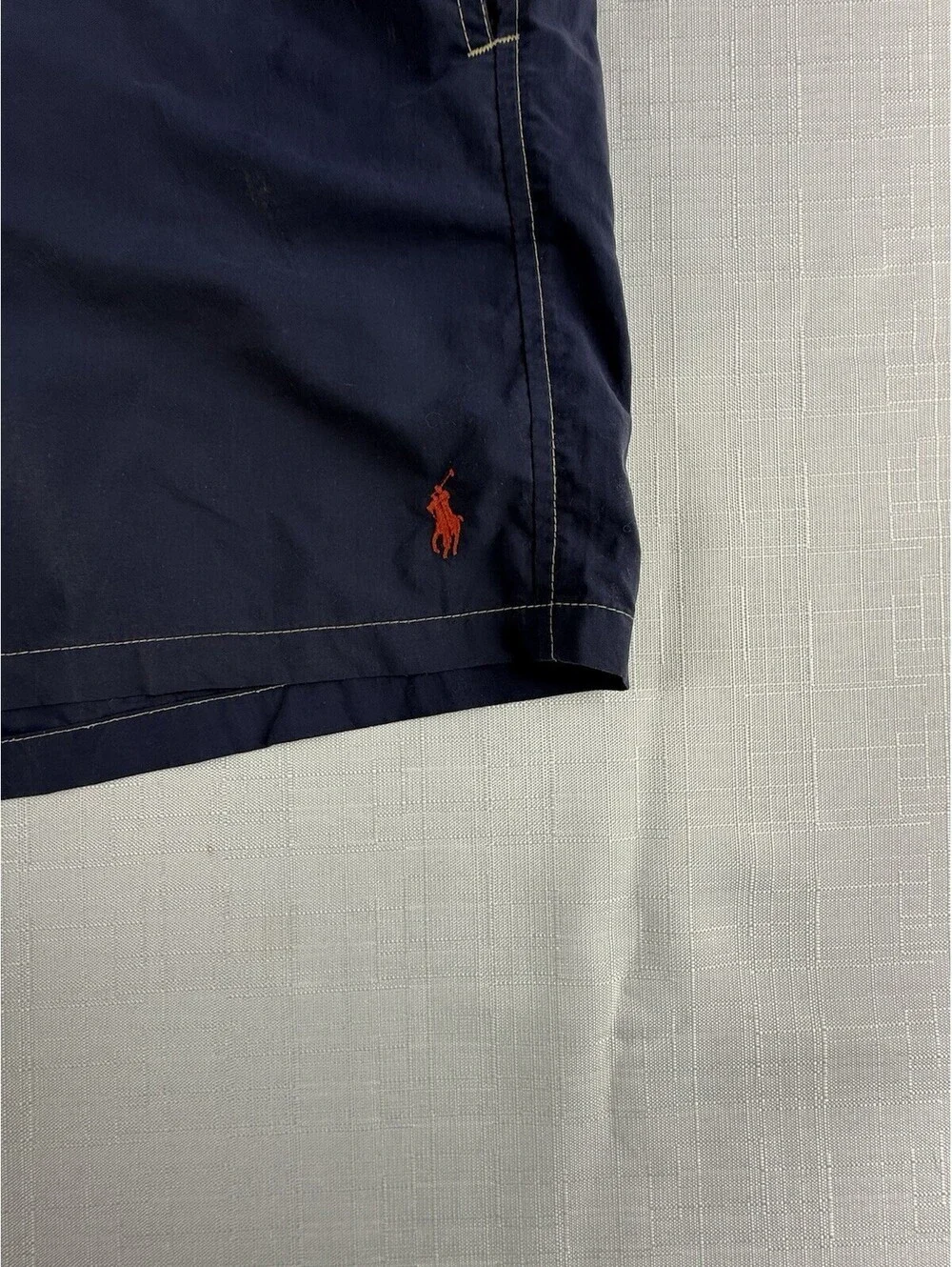 Polo Ralph Lauren Traveler Swim Trunks Men’s Large Navy Blue Mesh Lined Pony